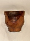 Vintage Hand-turned Wood Bowl vase Beautiful Natural Wood Tall Bowl Hand Carved