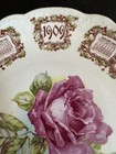 Antique Advertising 1909 Floral Calendar Plate Approx Diameter 9   