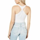 Guess New Women s Twist-back Thong Bodysuit Shirt Top Tedo