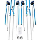 48 -64  Drywall Stilts Aluminum Adjustable Tool Stilt For Taping Painters Blue