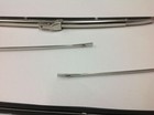 55 56 57 Chevy Polished Stainless Windshield Wiper Arms   Blades 1955 1956 1957