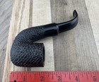 Vintage Dark Briar Rusticated Hungarian Estate Tobacco Smoking Pipe 