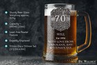 Personalised Engraved Men s 70th Birthday Gift Lager Beer Pint Glass Tankard
