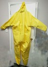 Ppe Protective 3xl Overalls  yellow  With Hood