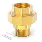 Pcs Brass Union   3 4  Npt Male X 3 4  Npt Female Brass 3 4  Mnpt X 3 4  Fnpt 1
