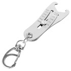 Bolt Size Finder Tool  Portable Keychain Bolt And Nut Thread Size Checker  1