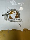 Scratch Off Map 32 x 23 personalized World Map Poster Luckies Travel Log