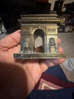 Vintage Arc De Triomphe Paris France Metal Souvenir Figurine