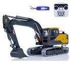 Double  1 14 Rc Assembled Excavator E010 Ec160e Alloy Metal Engineering Vehicle