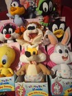 Rare   Vintage Tyco Looney Tunes Lovables Baby Plush Lot 