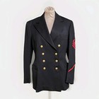 Vintage Us Navy Petty Officer Dress Blue Wool Jacket  black  And Pants Wwii Era