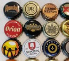 25 Unique Microbrew Beer Bottle Cap Top Lot - All Different - Some Rare Htf  4 