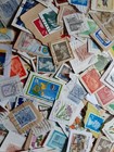 100  Stamps   Worldwide Stamp Collection - 1930s-1960s On Paper Estate Lot