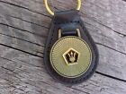 Chrysler Tc Maserati Antique Gold Leather Key Fob Nos Hi-quality Key Holder