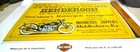 Henderson Motorcycle Sign Vintage Collectible Old Biker Advertising 12x16- Usa