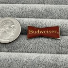 Vintage Budweiser Beer Bowtie Spell Out Logo Enamel Gold Tone Pin Pinback  63015