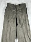 Vintage Us Military Pants Mens 34x33 Green Wool Trousers Korean War 1952 Army