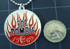 Rob Zombie Necklace Stainless Chain White 13 69 Pendant Vintage But New Skull