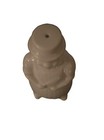 Vintage White Glazed Pie Vent In The Shape Of Butcher  3 75    Tall