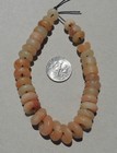 33 Small Ancient Agate African Stone Beads Mali  5049