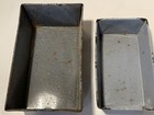 Vtg Mixed Lot Enamelware Loaf Pans Blue Gray Granite Ware Envelope Ends 2 Sizes