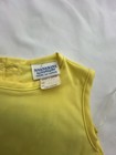 Vintage  Nannette Baby Girls Yellow Frog Applique Dress And Bloomer Set 