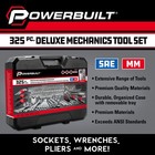 Powerbuilt 325 Piece Deluxe Mechanics Tool Set - 643042ece