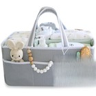 Baby Diaper Bag - Newborn Essentials Large Storage Bag - Baby Gift Basket -