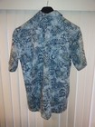 Vintage Reyn Spooner Blue Flowers Button Up Hawaiian Shirt Men Size Xl
