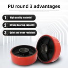 Apollolift Pallet Jack truck Steer Wheels 7 x2  A Pair Id 0 78  Sealed Bearings