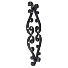 Deckorators Black Aluminum Deck Baluster Classical Centerpiece  74783