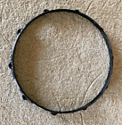 Pearl Die-cast 14  Black Chrome 10 Hole Snare Side Hoop Used