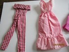 Lot Of Three Barbie Dresses And Two Jumpsuits-unbranded