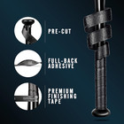 40 Bat Grip Tape 2 Pack  1 75mm Comfortable And Soft Bat Tapes  black 2 Pack  