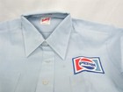 Vtg Pepsi Work Shirt Soda Pop Bottling Plant Delivery Guy W  Patch Uniform Large