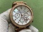 Michael Kors Mk5491 Parker Rose Gold Tone Chronograph Dial Women s Quartz Watch