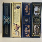 Vintage Collectible Liquor Tin Lot 4 Glenfiddich Glenlivet Inglenook Golf Clan   