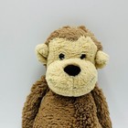 Jellycat London Medium Bashful Monkey Plush Stuffed Animal Brown Retired 12 
