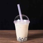 Karat 9   Boba Straws  10mm  Unwrapped - Mixed Striped Colors - 1 600 Ct  C9050s