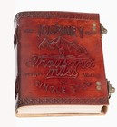 Genuine Handmade Leather Journal 7x5  Vintage Blank Diary Double Lock  200 Pages
