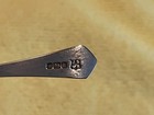 1902 Solid Sterling Silver Cruet Mustard Spoon James Deakin William Deakin Sheff