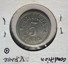 Kauai High School    Aluminum    5c Lunch Token Hawaii Hawaiian T1-52