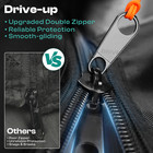 Drive-up Golf Cart Enclosure For Club Car Precedent 4 Passenger 600d Rain Cover