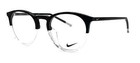 Authentic   New - Nike 7251 013 49 20 145 - Black   Clear - Eyeglasses   Case