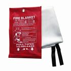 Large Fire Blanket Fireproof For Home Kitchen Office Caravan Emergency Safety