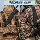 14-45in Adjustable Tactical Two Point Rifle Gun Sling With Shoulder Padded Strap