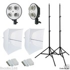 32  Photography White Umbrella Translucent Photo Studio Lights Lighting Kits