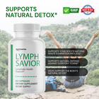 Lymph Savior Supplement Capsules For Lymphatic Health Support - 12 Bottles