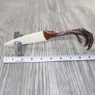 Turkey Foot Handle Bone Blade Ornamental Knife  1261    Mountain Man Knife