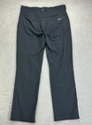 Nike Tiger Woods Golf Pants Mens 34x32 Dark Gray Stretch Performance    read   